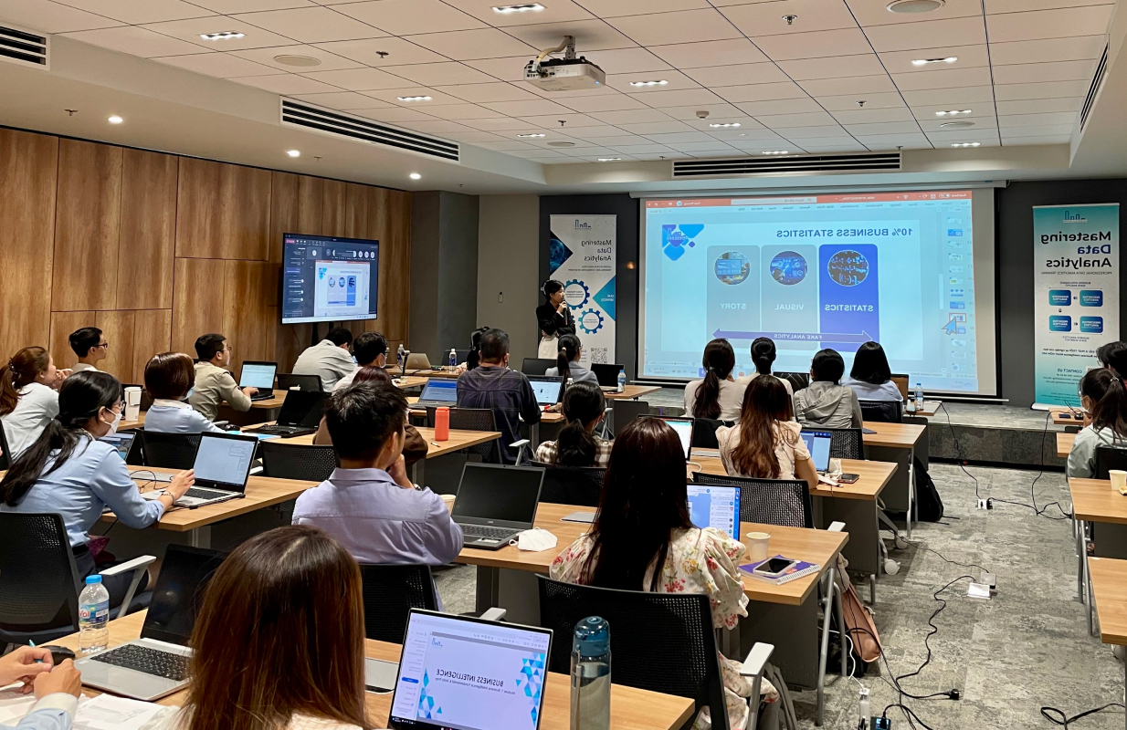 Lớp học tại Mastering Data Analytics